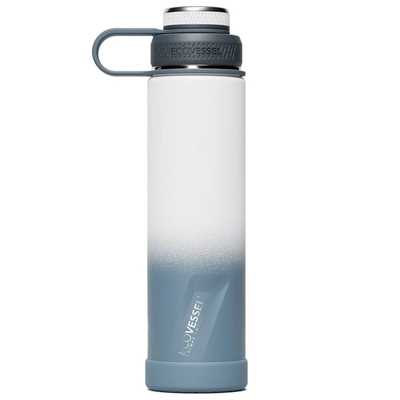 Botella inox Boulder 709 ml Blanco Gris