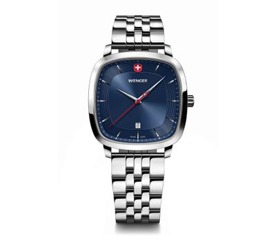 Reloj Vintage Classic acero dial azul Wenger