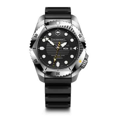 Reloj Dive Pro Automatic 43 mm negro caja acero Victorinox