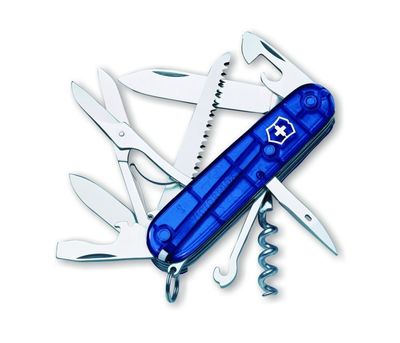 Imagen 2 del producto Navaja Huntsman color azul translúcido Victorinox