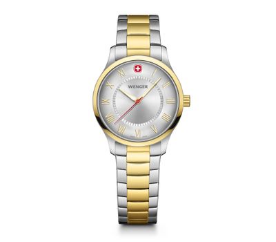 Reloj City Classic Correa acero dial plateado Wenger