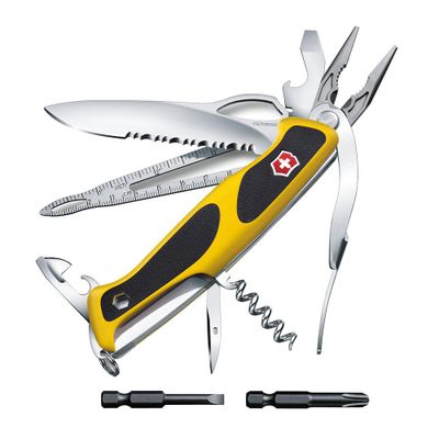 Imagen 2 del producto Navaja Ranger Grip Boatsman color Amarillo Victorinox