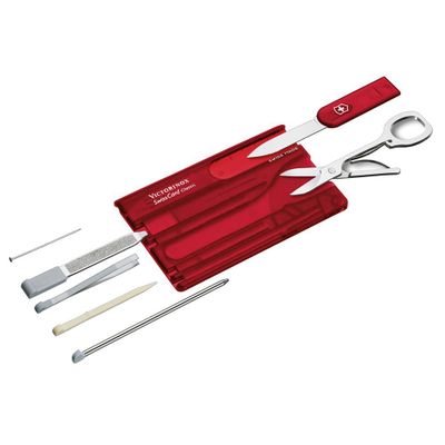 Swisscard Classic rojo Transparente Victorinox
