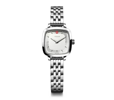 Reloj Vintage Classic acero dial blanco Wenger