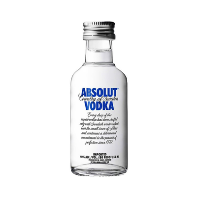 Vodka Absolut Blue 40° 50cc
