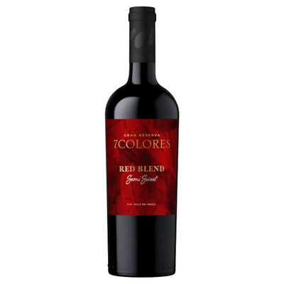 Imagen 1 del producto Vino 7 Colores Gran Reserva Red Blend Semi Sweet 14° 750cc