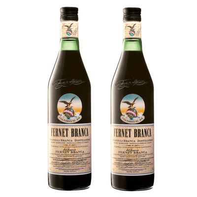 2X Licor Fernet Branca 39° 750Cc Otros Licores