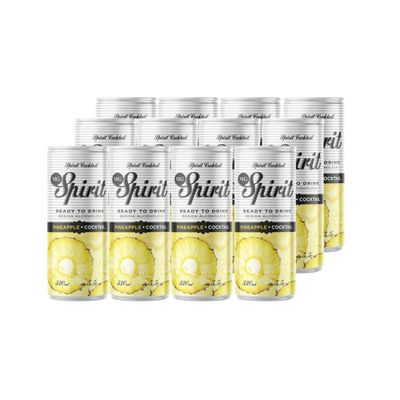 12x Cóctel MG Spirit Pineapple 330cc