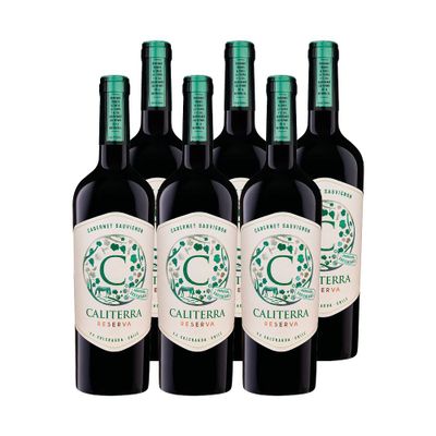 6x Vino Caliterra Reserva Cabernet Sauvignon 750cc