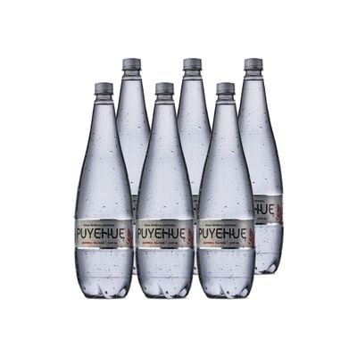 6x Agua Mineral Natural Puyehue sin gas 1500cc
