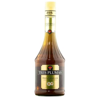 Imagen 1 del producto Licor Tres Plumas Licor De Manzanilla 24° 700Cc