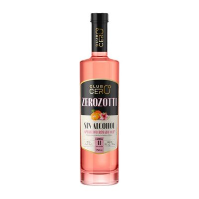 Imagen 1 del producto Aperitivo Sin Alcohol Zerozotti Rosato 750cc