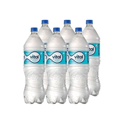 Imagen 1 del producto 6x Agua Purificada Vital Con Gas 1600cc