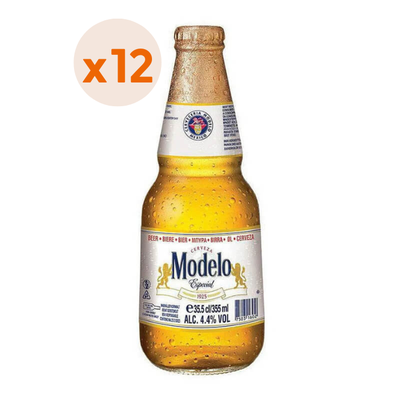 12X Cerveza Modelo Especial Botellín 4,5° 355Cc