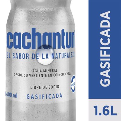 Agua Mineral Cachantun Con Gas 1600cc