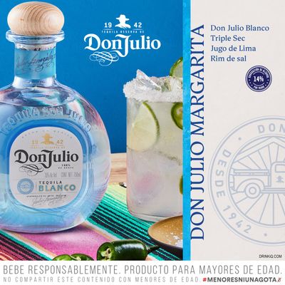 Imagen 2 del producto Tequila Don Julio Blanco 40° 750Cc