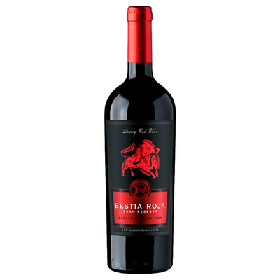 Vino Bestia Roja Gran Reserva Cabernet Sauvignon 14° 750cc