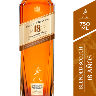Imagen 2 del producto Whisky Johnnie Walker 18 Años 40° 750cc