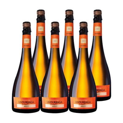 Imagen 1 del producto 6x Espumante Undurraga Brut 13° 750cc