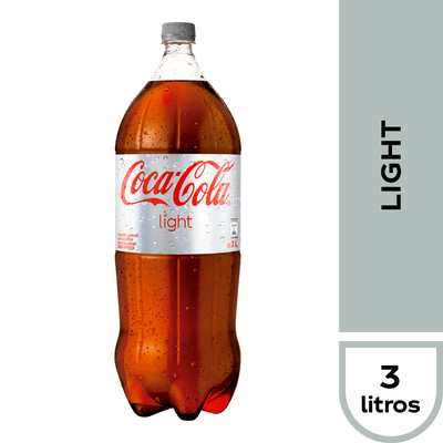6x Bebida Coca Cola Light 3000cc