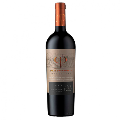 Vino Casas Patronales Gran Reserva Syrah 14,5° 750cc