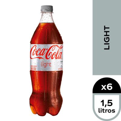 Imagen 1 del producto 6x Bebida Coca Cola Light 1500cc