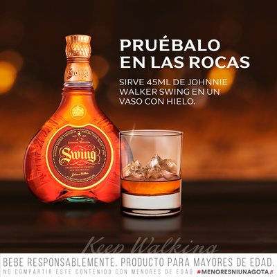 Imagen 2 del producto Whisky Johnnie Walker Swing Blended 40° 750Cc