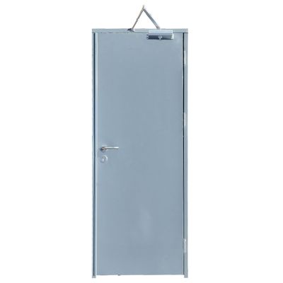 Puerta de Acero, puerta de seguridad aprueba de fuego F60 80x200cm - Izquierda