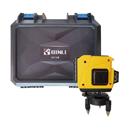 Nivel Laser 12 líneas Autonivelante 360 Horizontal y vertical Binli BL12