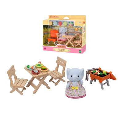 Imagen 2 del producto Set barbacoa Sylvanian Families Miriam Elefante figuras