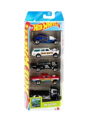 PACK 5 AUTOS BASICOS HOTWHEELS - FORMULA 1HW GASSERS