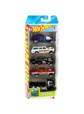 Imagen 2 del producto Pack 5 Autos Básicos Hot Wheels - Formula 1 HW Gassers