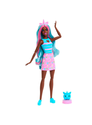 Muñeca Barbie Pop Reveal colección batidos celeste