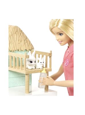 Imagen 2 del producto Muñeca Barbie rescate de animalitos con 8 animales y