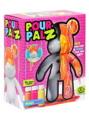 Imagen 2 del producto Oso Mediano Para Pintar Pour Palz - Mango Sunset