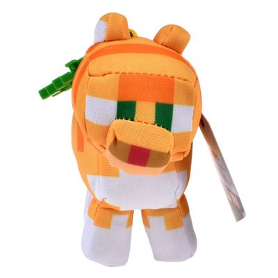 Peluche Minecraft gato atigrado con clip portátil