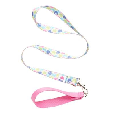 Collar con correa Build a Bear huella multicolor