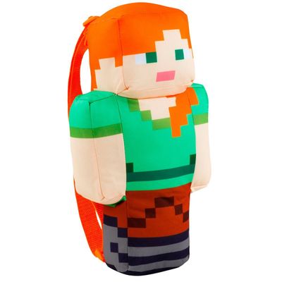 Mochila peluche Minecraft 30 cm diseño adorable