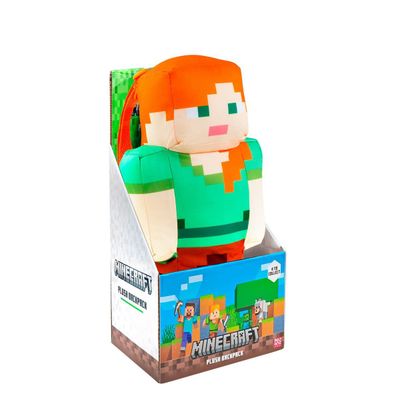 Imagen 2 del producto Mochila peluche Minecraft 30 cm diseño adorable