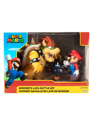Imagen 2 del producto Playset Con Figura 6 Cm Browser Vs Mario Nintendo