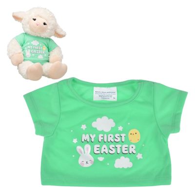 Polera Build a Bear My First Easter verde pastel