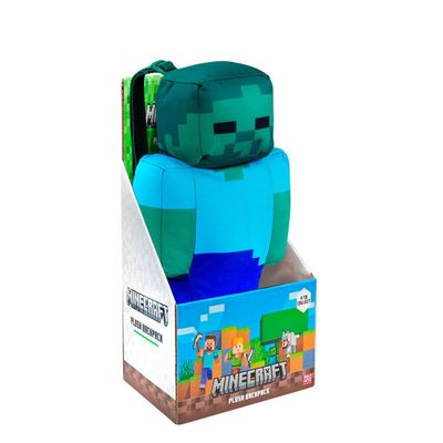 Imagen 2 del producto Mochila peluche Minecraft zombie 30 cm