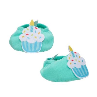 Imagen 2 del producto Pantuflas Build a Bear diseño cupcake colorido