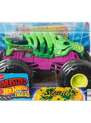 Imagen 2 del producto Hot Wheels Monster Trucks Escala 1:24 - Skelesaurus
