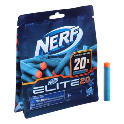 Lanzadores dardos Nerf pack 20 Elite 2.0