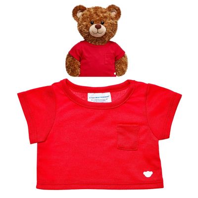 Polera Build a Bear roja para peluches