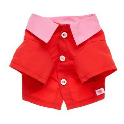 Imagen 2 del producto Camisa Build a Bear roja para peluche Día de San Valentín