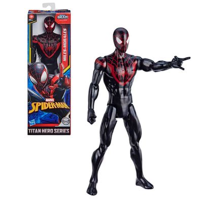 SPIDERMAN FIGURA TITAN HEROE WEB WARRIORS - MILES MORALES