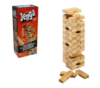 Juego de mesa GAMING JENGA 54 bloques de madera