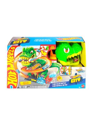 Imagen 2 del producto HOT WHEELS CITY T-REX VS ESTACIÓN DE BOMBEROS